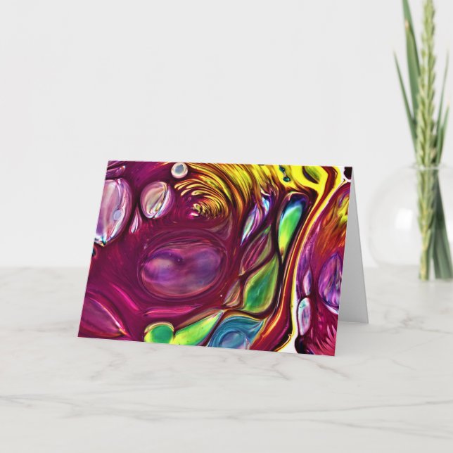 Abstrakt Färg Study 220, kort (Framsida)