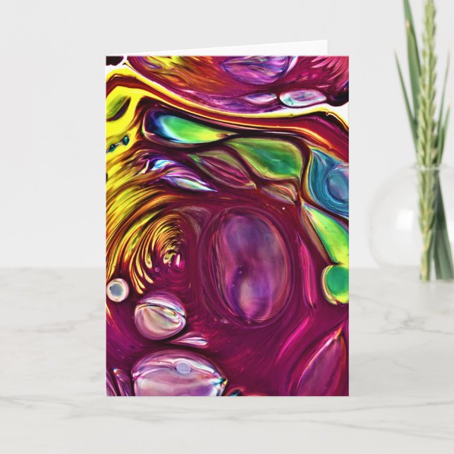 Abstrakt Färg Study 220, kort (Framsida)