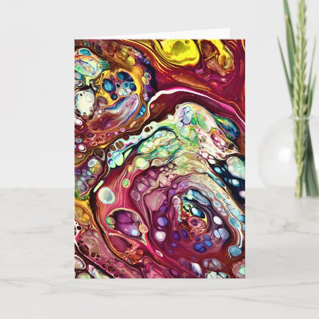 Abstrakt Färg Study 230, kort (Framsida)