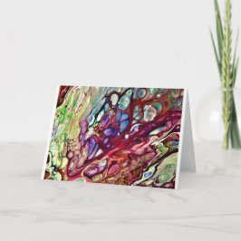 Abstrakt Färg Study 231, kort