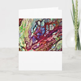 Abstrakt Färg Study 231, kort