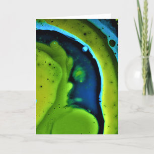 Abstrakt Färg Study 240, kort