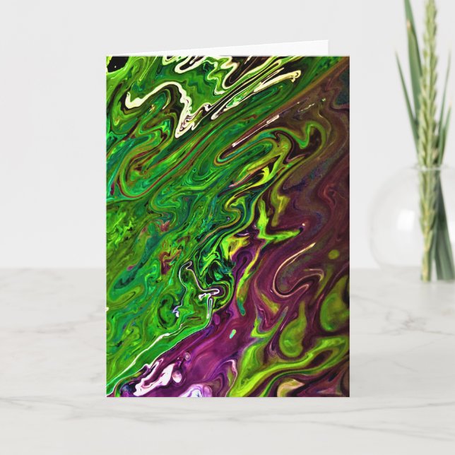 Abstrakt Färg Study 241, kort (Framsida)