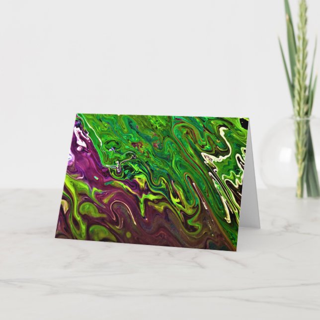 Abstrakt Färg Study 241, kort (Framsida)