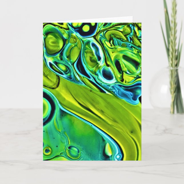 Abstrakt Färg Study 244, kort (Framsida)