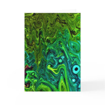 Abstrakt Färg Study 246, kort