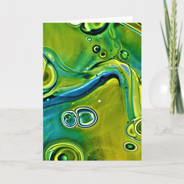 Abstrakt Färg Study 247, kort (Framsida)