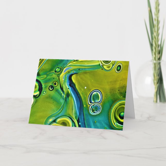 Abstrakt Färg Study 247, kort (Framsida)