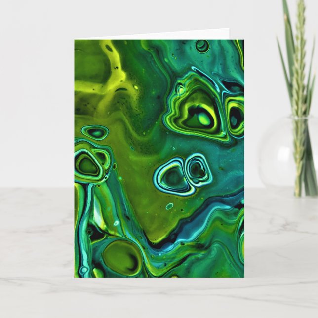 Abstrakt Färg Study 250, kort (Framsida)