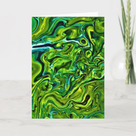 Abstrakt Färg Study 254, kort