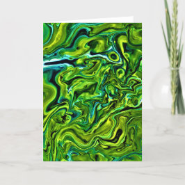 Abstrakt Färg Study 254, kort