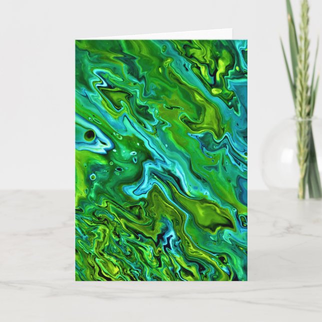 Abstrakt Färg Study 255, kort (Framsida)