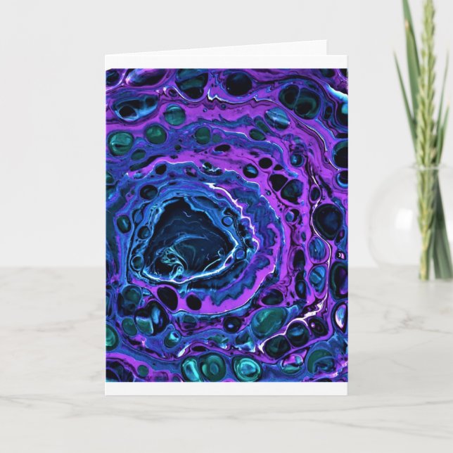 Abstrakt Färg Study 263, kort (Framsida)