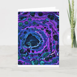 Abstrakt Färg Study 263, kort