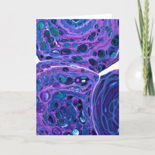 Abstrakt Färg Study 264, kort