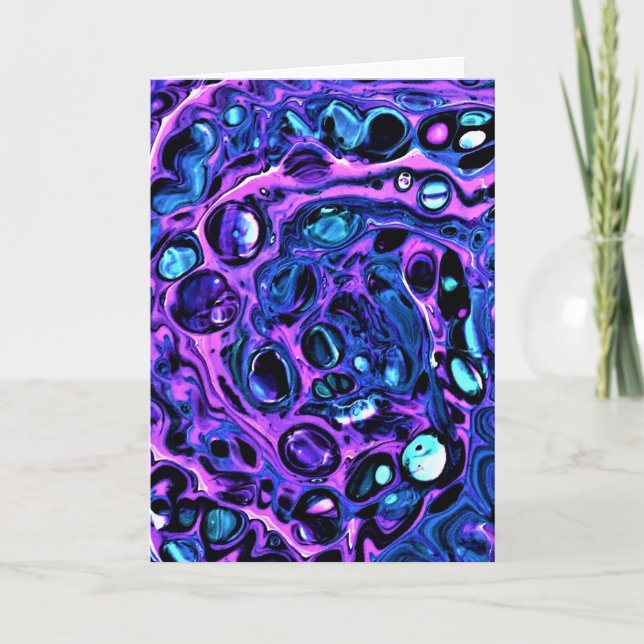 Abstrakt Färg Study 265, kort (Framsida)