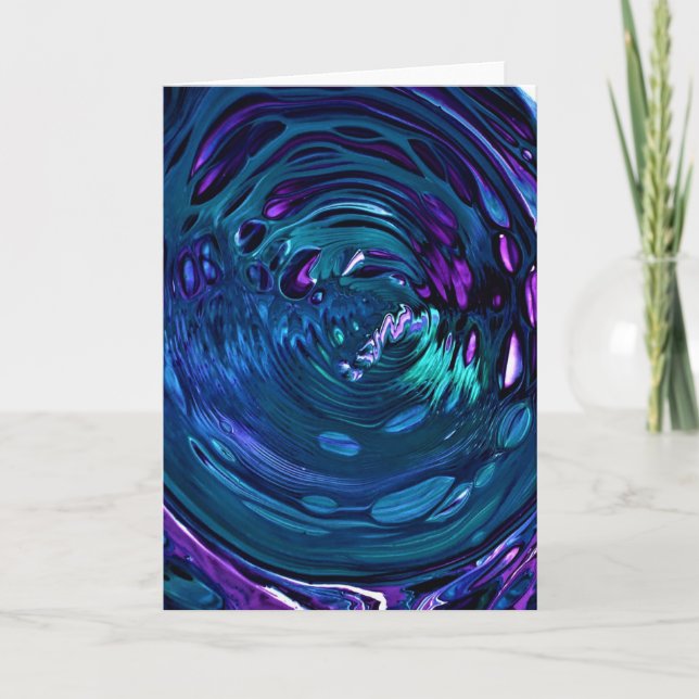 Abstrakt Färg Study 266, kort (Framsida)