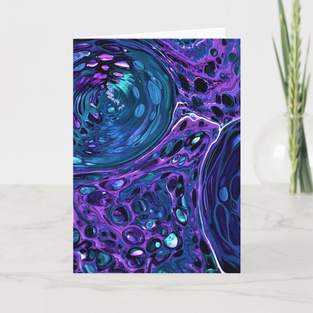 Abstrakt Färg Study 267, kort (Framsida)