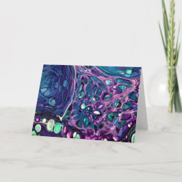 Abstrakt Färg Study 273, kort