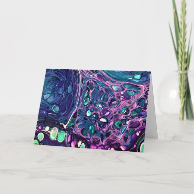 Abstrakt Färg Study 273, kort (Framsida)