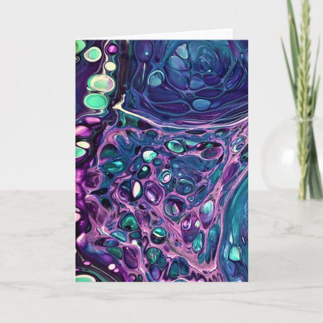 Abstrakt Färg Study 273, kort (Framsida)