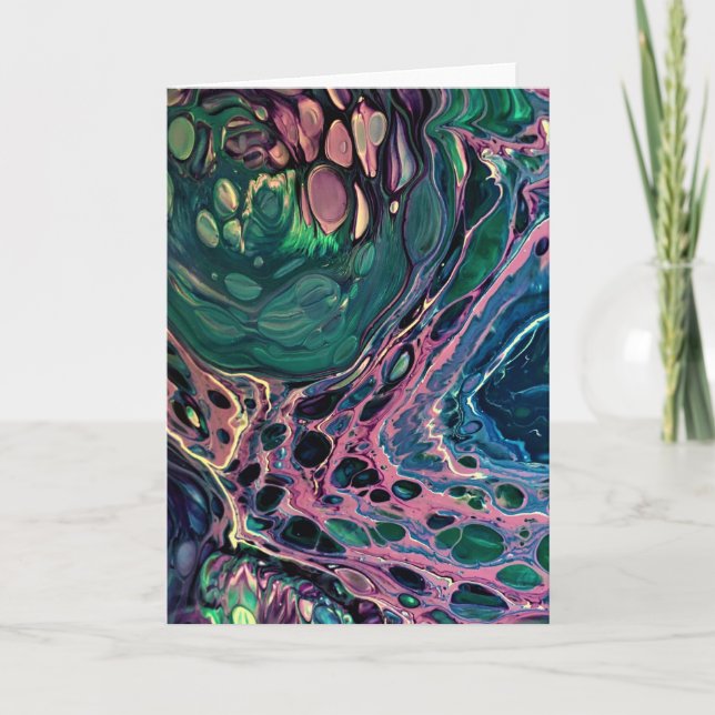 Abstrakt Färg Study 275, kort (Framsida)