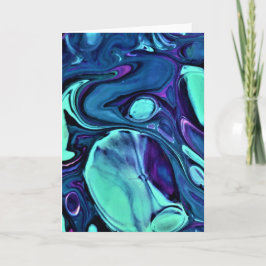 Abstrakt Färg Study 276, kort