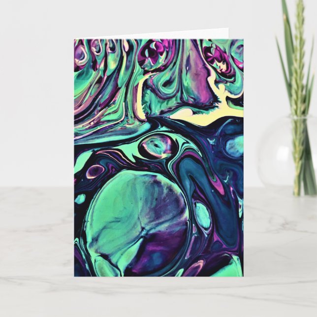 Abstrakt Färg Study 279, kort (Framsida)