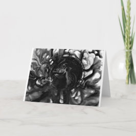 Abstrakt Färg Study 287 / Noir, kort