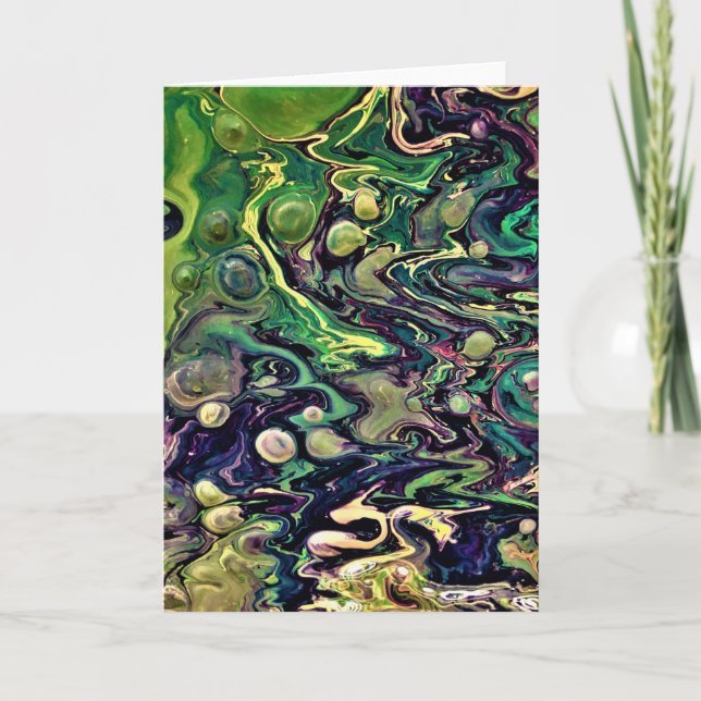 Abstrakt Färg Study 290, kort (Framsida)