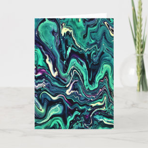 Abstrakt Färg Study 297, kort