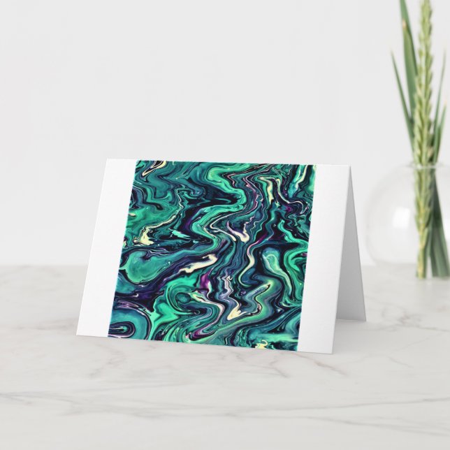 Abstrakt Färg Study 297, kort (Framsida)