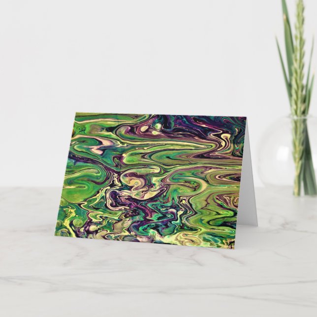 Abstrakt Färg Study 299, kort (Framsida)