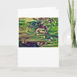 Abstrakt Färg Study 299, kort