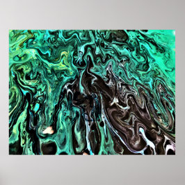 Abstrakt Färg Study 300 Poster