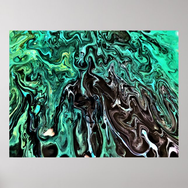 Abstrakt Färg Study 300 Poster (Framsidan)