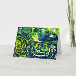 Abstrakt Färg Study 301, kort