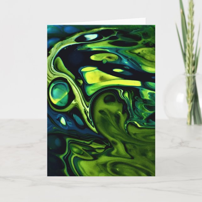 Abstrakt Färg Study 302, kort (Framsida)