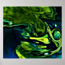 Abstrakt Färg Study 302 Poster