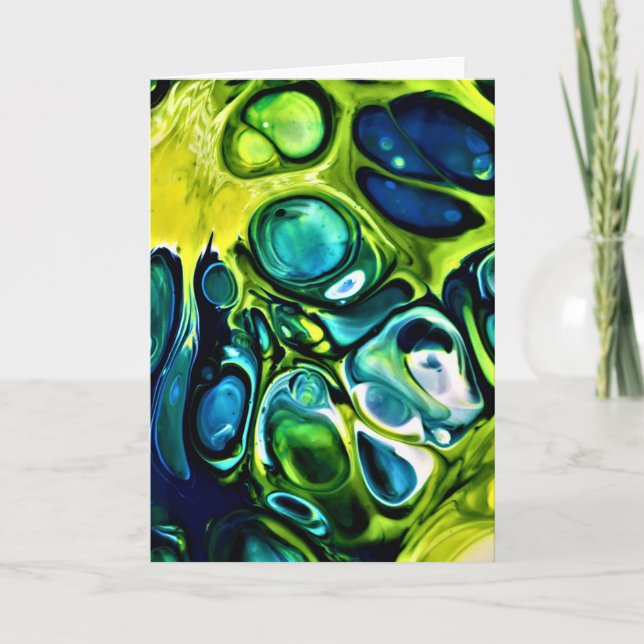 Abstrakt Färg Study 303, kort (Framsida)