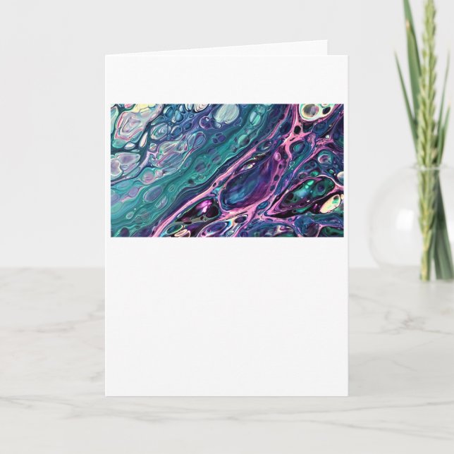 Abstrakt Färg Study 305, kort (Framsida)