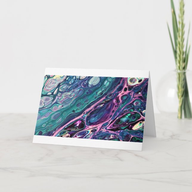 Abstrakt Färg Study 305, kort (Framsida)