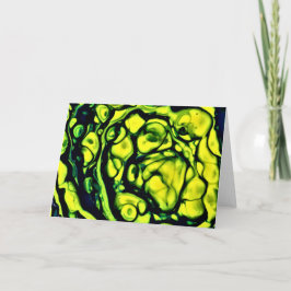 Abstrakt Färg Study 305, kort