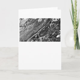 Abstrakt Färg Study 305 / Noir, kort