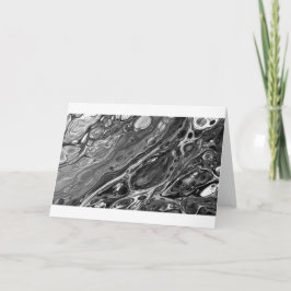 Abstrakt Färg Study 305 / Noir, kort