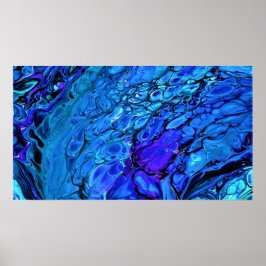 Abstrakt Färg Study 306 Poster