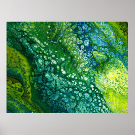 Abstrakt Färg Study 307 Poster