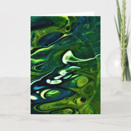 Abstrakt Färg Study 309, kort