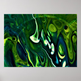 Abstrakt Färg Study 309 Poster