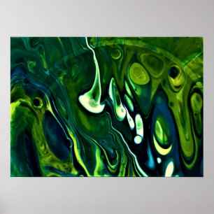 Abstrakt Färg Study 309 Poster